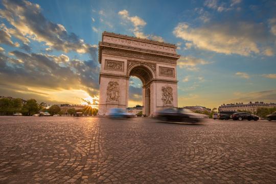 Триумфальная арка, Париж, Франция. Фото Free for commercial use, No attribution required. Бесплатное стоковое фото для свободного скачивания