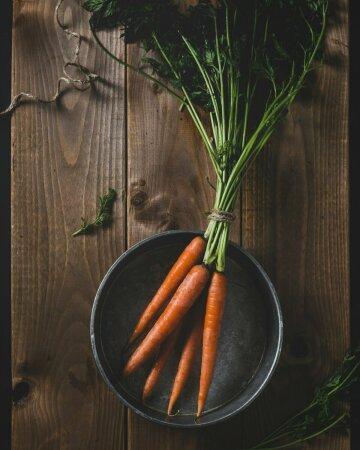 Тарелка с морковью. Фото Free for commercial use, No attribution required. Бесплатное стоковое фото для свободного скачивания