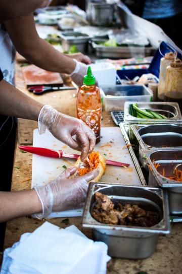 Вьетнамский Banh Mi на фестивале еды. Фото Free for commercial use, No attribution required. Бесплатное стоковое фото для свободного скачивания