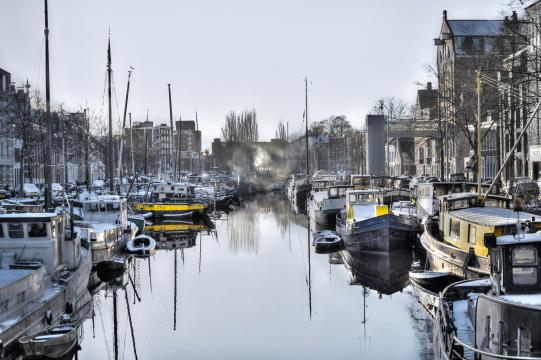 Гронингенский канал. Фото Свободно для коммерческого использования, Атрибуция не требуется. Бесплатное стоковое фото для свободного скачивания