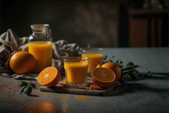 Свежий апельсиновый сок. Фото Свободно для коммерческого использования, Атрибуция не требуется. Бесплатное стоковое фото для свободного скачивания