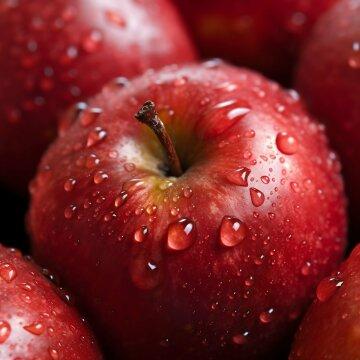 Красное яблоко крупным планом. Фото Свободно для коммерческого использования, Атрибуция не требуется. Бесплатное стоковое фото для свободного скачивания