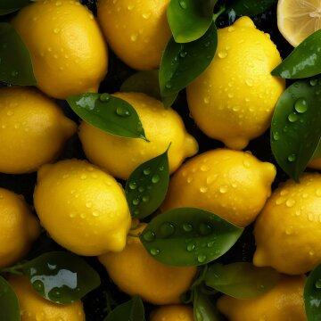 Лимон с листьями. Фото Free for commercial use, No attribution required. Бесплатное стоковое фото для свободного скачивания