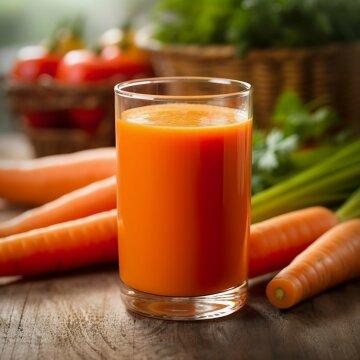 Стакан морковного сока. Фото Свободно для коммерческого использования, Атрибуция не требуется. Бесплатное стоковое фото для свободного скачивания