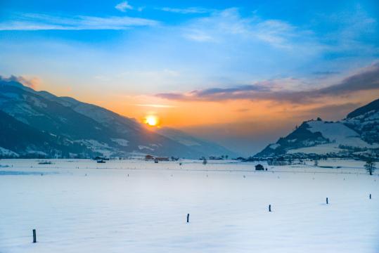 Закат в Альпах. Фото Свободно для коммерческого использования, Атрибуция не требуется. Бесплатное стоковое фото для свободного скачивания