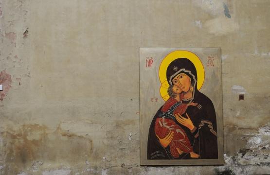 Фреска Марии и Иисуса. Фото Свободно для коммерческого использования, Атрибуция не требуется. Бесплатное стоковое фото для свободного скачивания