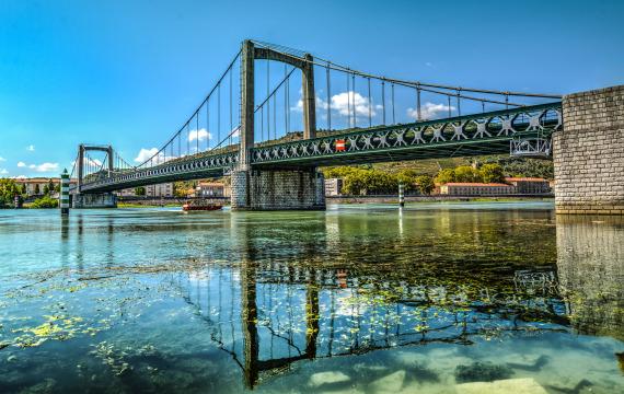Мост через реку Рона. Фото Free for commercial use, No attribution required. Бесплатное стоковое фото для свободного скачивания