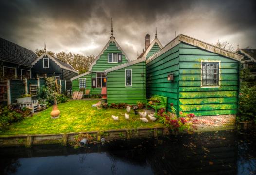 Традиционный голландский дом. Фото Свободно для коммерческого использования, Атрибуция не требуется. Бесплатное стоковое фото для свободного скачивания