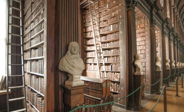 Дублинская библиотека в Тринити-колледже. Фото Свободно для коммерческого использования, Атрибуция не требуется. Бесплатное стоковое фото для свободного скачивания
