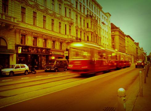 Венский трамвай. Фото Свободно для коммерческого использования, Атрибуция не требуется. Бесплатное стоковое фото для свободного скачивания