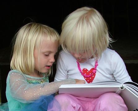 Девочки читают книгу. Фото Свободно для коммерческого использования, Атрибуция не требуется. Бесплатное стоковое фото для свободного скачивания