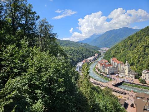 Роза хутор. Панорама. Фото Свободно для коммерческого использования, Атрибуция не требуется. Бесплатное стоковое фото для свободного скачивания