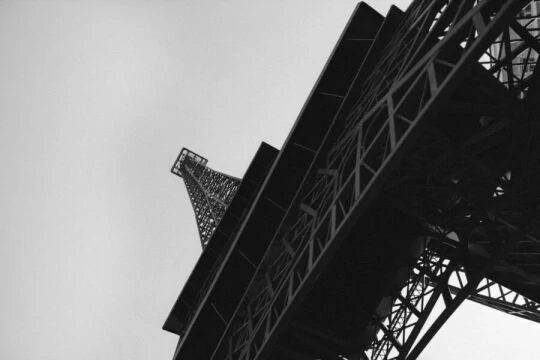 Черный Белый Эйфелева башня Франция. Фото Free for commercial use, No attribution required. Бесплатное стоковое фото для свободного скачивания