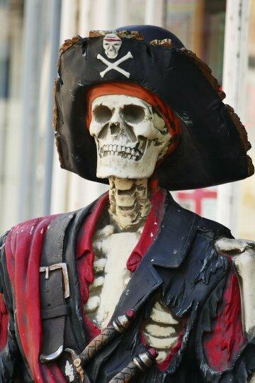 Скелет пирата. Фото Свободно для коммерческого использования, Атрибуция не требуется. Бесплатное стоковое фото для свободного скачивания