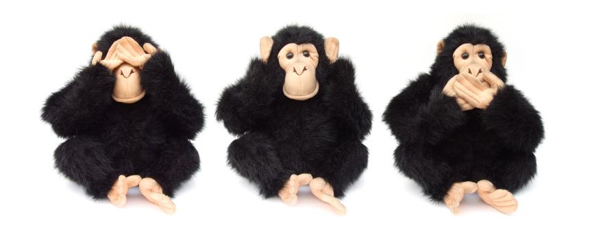 Три обезьяны. Фото Свободно для коммерческого использования, Атрибуция не требуется. Бесплатное стоковое фото для свободного скачивания