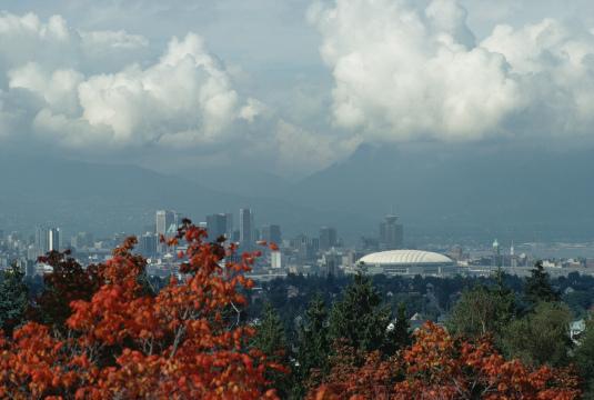 Вид на Ванкувер, Канада, горизонт. Фото Свободно для коммерческого использования, Атрибуция не требуется. Бесплатное стоковое фото для свободного скачивания