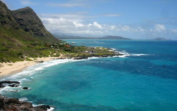 Берег на Гавайях. Фото Свободно для коммерческого использования, Атрибуция не требуется. Бесплатное стоковое фото для свободного скачивания
