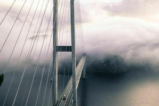 Мост Машины Туман. Фото Free for commercial use, No attribution required. Бесплатное стоковое фото для свободного скачивания