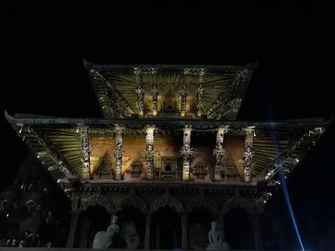 Вечерний вид на храм. Фото Свободно для коммерческого использования, Атрибуция не требуется. Бесплатное стоковое фото для свободного скачивания